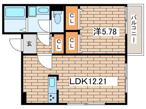 ＡＬＥＧＲＩＡ鎌倉大町の物件間取画像